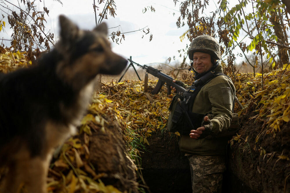 Ukrajinski vojnik u Mikolajivskoj oblasti
