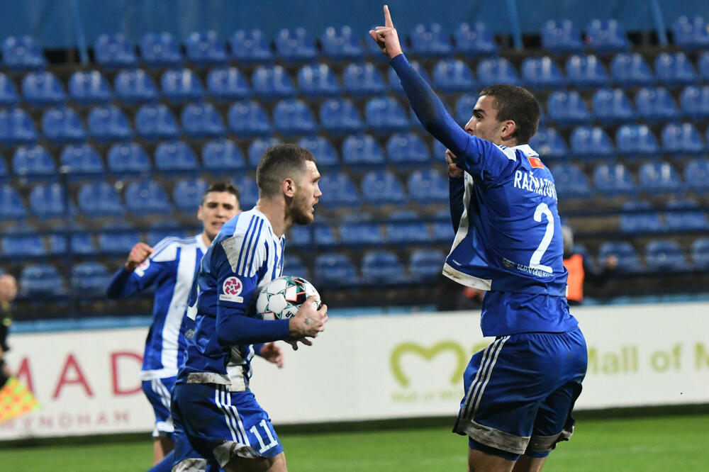 Ražnatović je pogodio mrežu Sutjeske i u novembru prošle godine, Foto: SAVO PRELEVIC