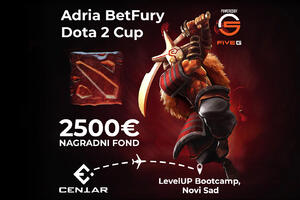 Adria BetFury Dota2 Cup offline event koji okuplja najbolje ekipe...