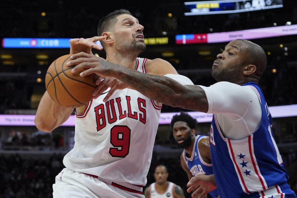 Nikola Vučević na meču sa Filadelfijom, Foto: USA TODAY Sports