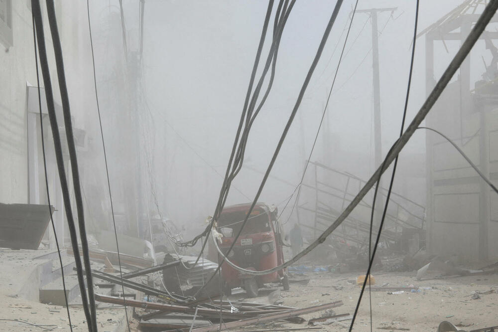 Dio Mogadišua nakon eksplozije, Foto: Reuters