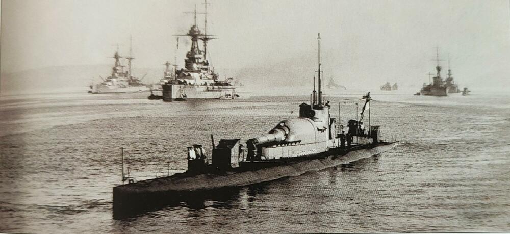 Podmornica M1 za vrijeme Prvog svjetskog rata