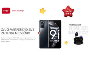 Realme 9i + Urban NEO 2 od sada u Mtel ponudi