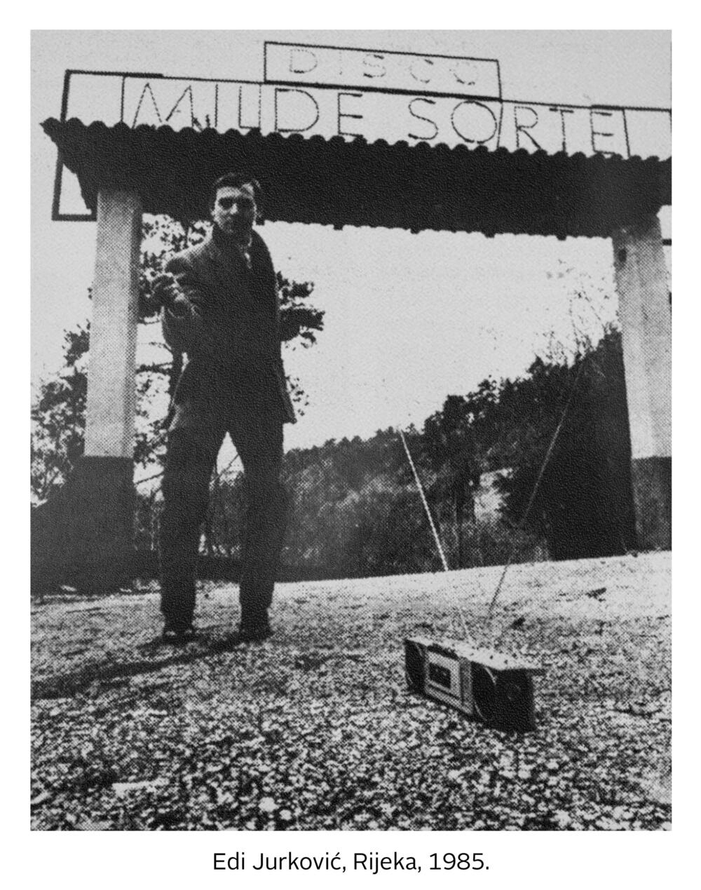 Fotografija iz Rijeke, autora Edija Jurkovića 1985