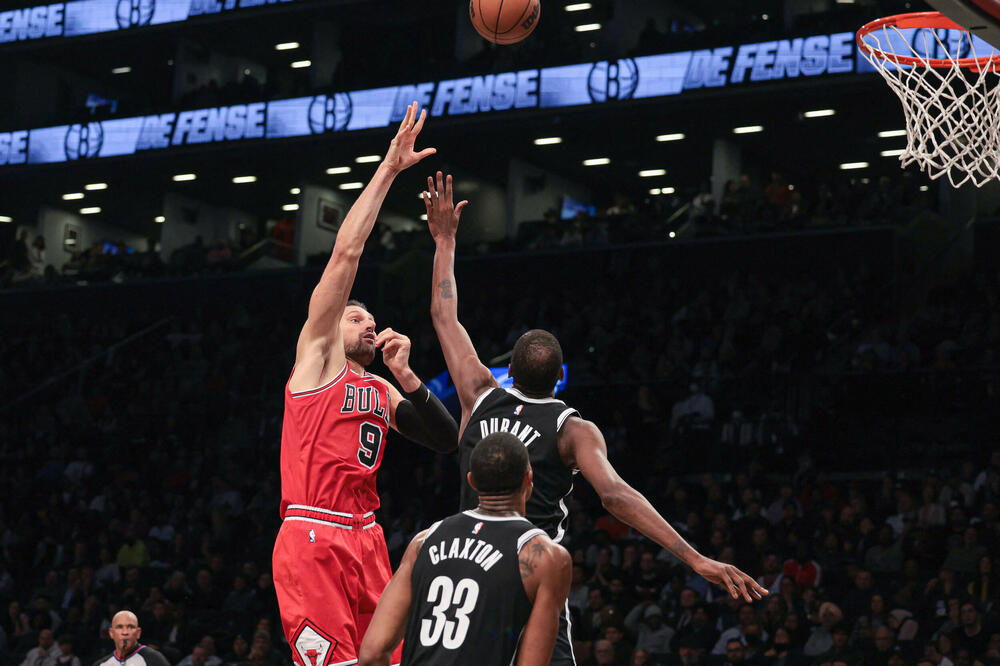 Nikola Vučević na meču sa Bruklinom, Foto: USA TODAY Sports
