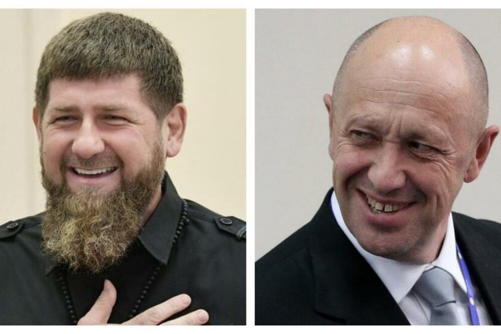 Ramzan Kadirov (lijevo) i Jevgenij Prigožin neobičan su par u okviru Putinovog užeg kruga saradnika, Foto: Getty Images