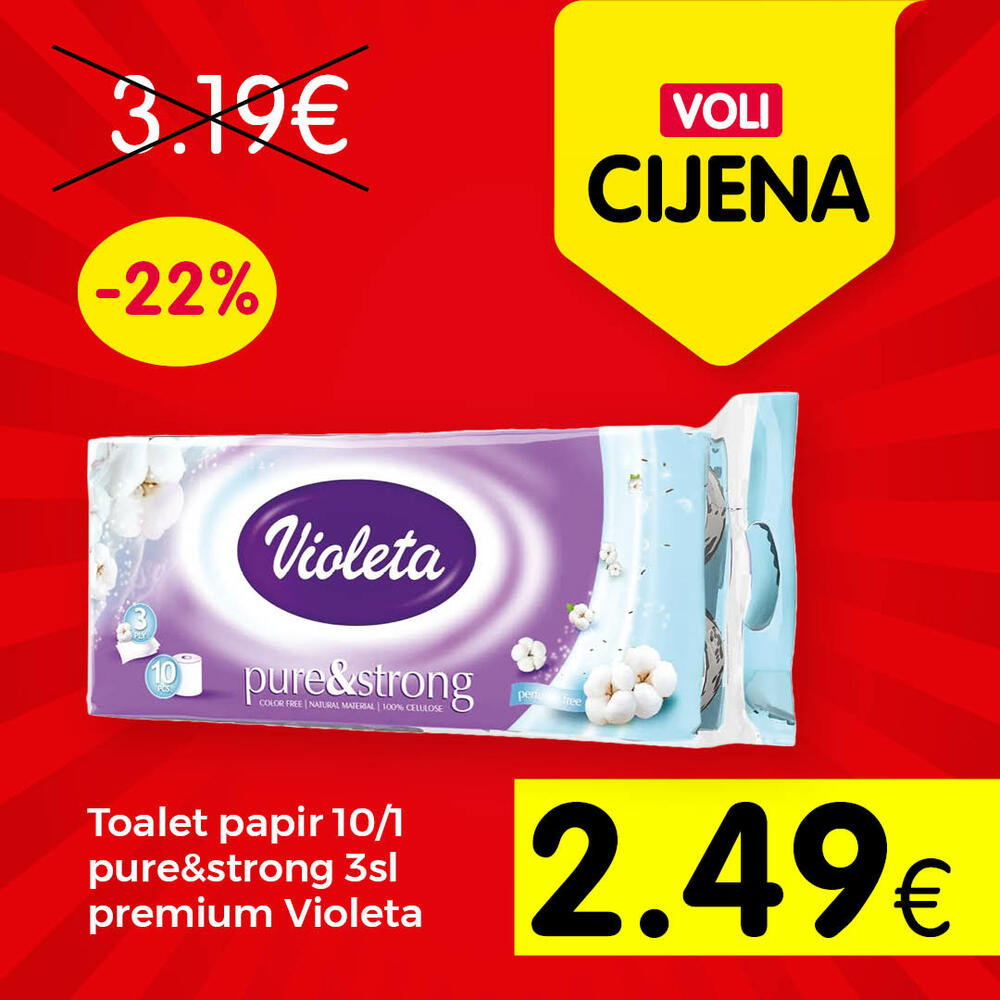 <p>Svratite u obližnji VOLI ili Naš diskont market i odaberite neke od proizvoda po najpovoljnijim cijenama na tržištu.</p>