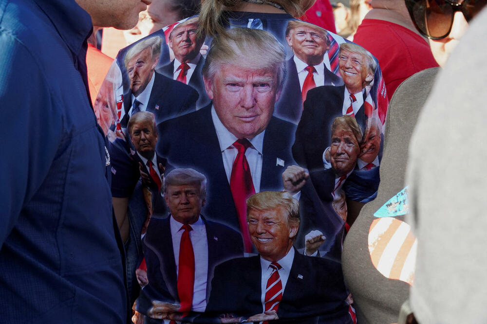 Pristalica Donalda Trampa na mitingu u Teksasu, Foto: Reuters