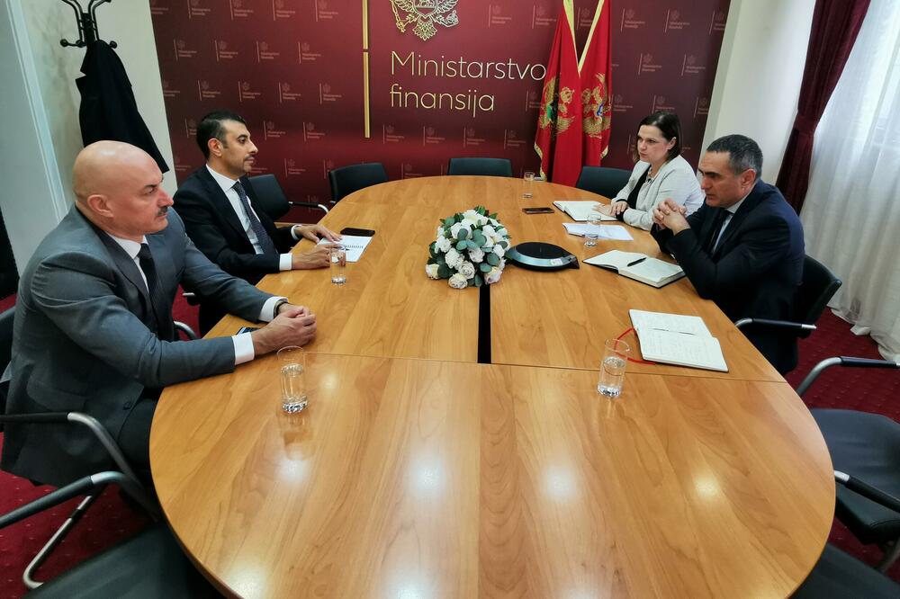 Sa sastanka Damjanovića i Zakarie, Foto: Ministarstvo finansija
