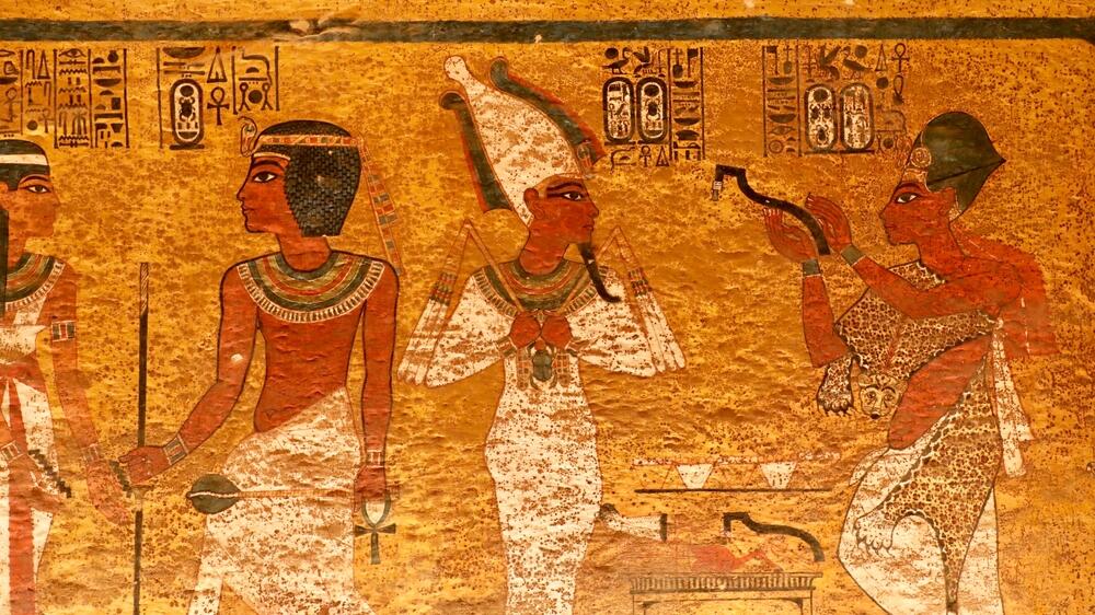 Ukrasi na zidu Tutankamonove grobnice