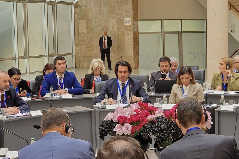 Kovač govori na ministarskom forumu, Foto: Ministarstvo pravde