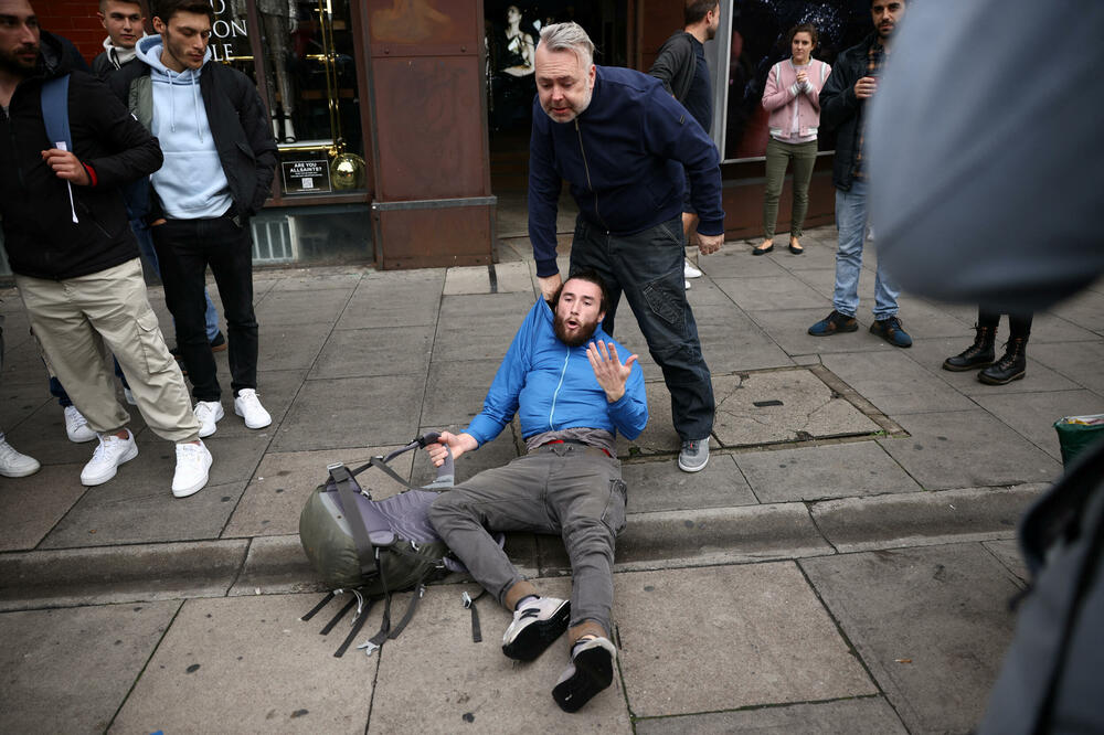Aktivisti sa protesta u Londonu, Foto: Reuters