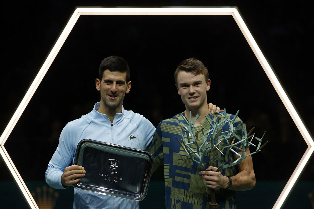 Đoković i Rune, Foto: Reuters