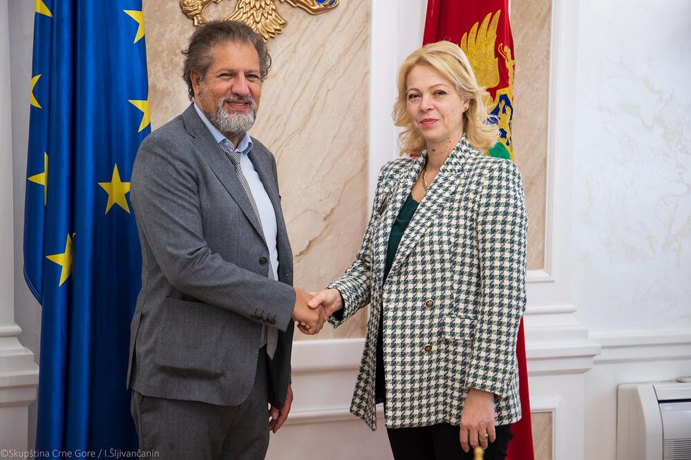 Đurović i Bušardi, Foto: Skupština Crne Gore