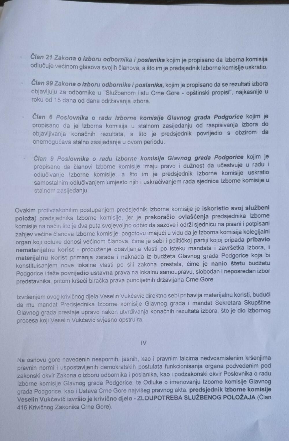 <p>Veselin Vukčević je rekao "Vijestima" da će odgovoriti na navode iz prijave i najavio da će i on podnijeti krivičnu prijavu</p>