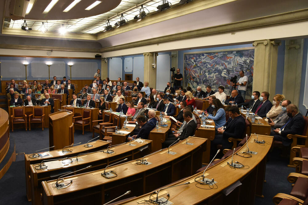 Sa jedne od ranijih sjednica Skupštine Crne Gore, Foto: Luka Zekovic