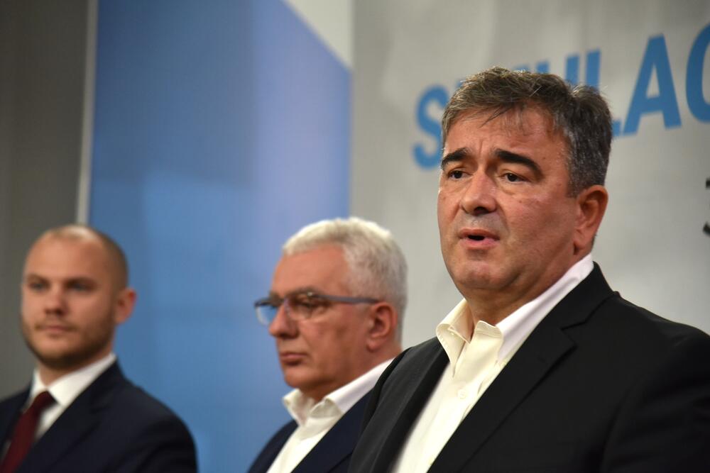 Andrija Mandić, Milan Knežević, Nebojša Medojević