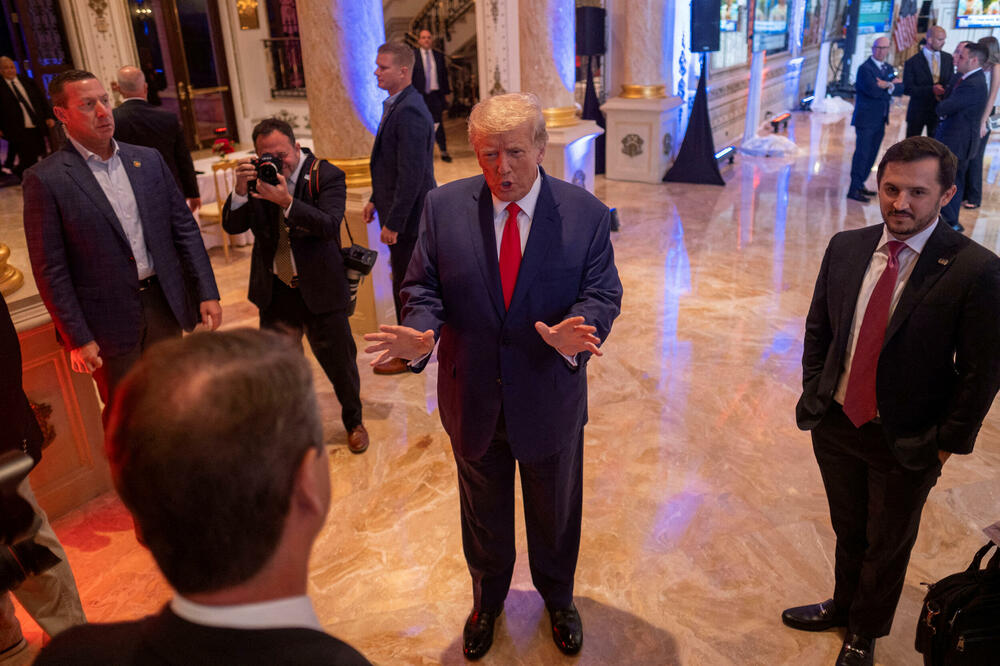 Tramp na pres konferenciji na Floridi, Foto: Reuters