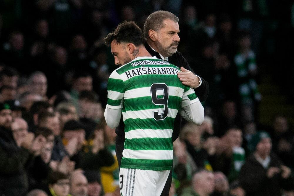 Hakšabanović i trener Postekoglu, Foto: Celtic FC