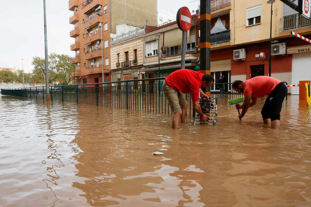 Poplave u Valensiji, Foto: Rojters