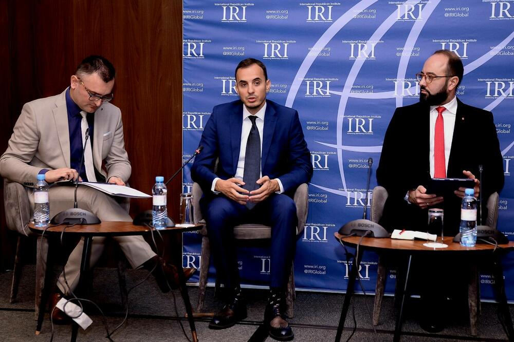 Konatar tokom konferencije u Beogradu, Foto: GP URA