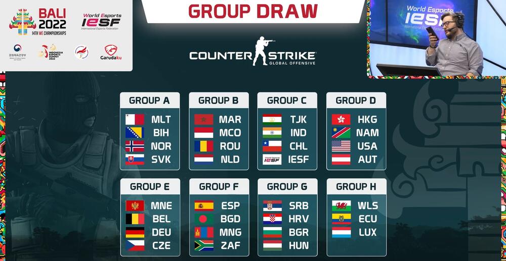 IESF, IeSF 2022, esports, CS:GO