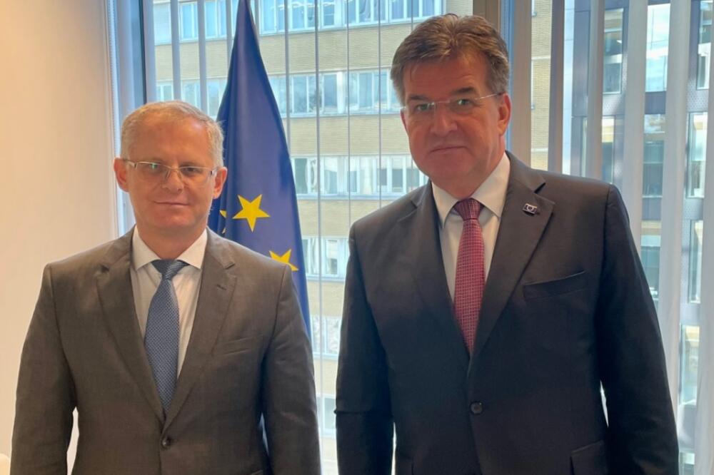 Bislimi i Lajčak, Foto: Twitter