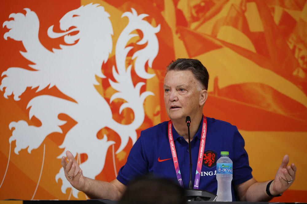 Van Gal na konferenciji, Foto: Reuters