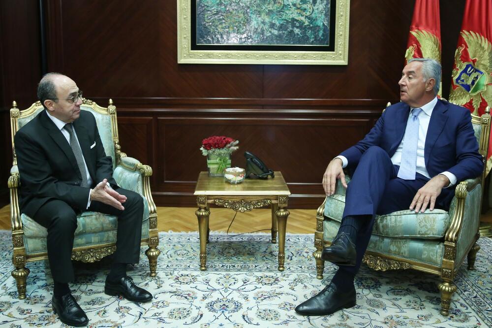 Đukanović i Hindam, Foto: Služba za informisanje Predsjednika