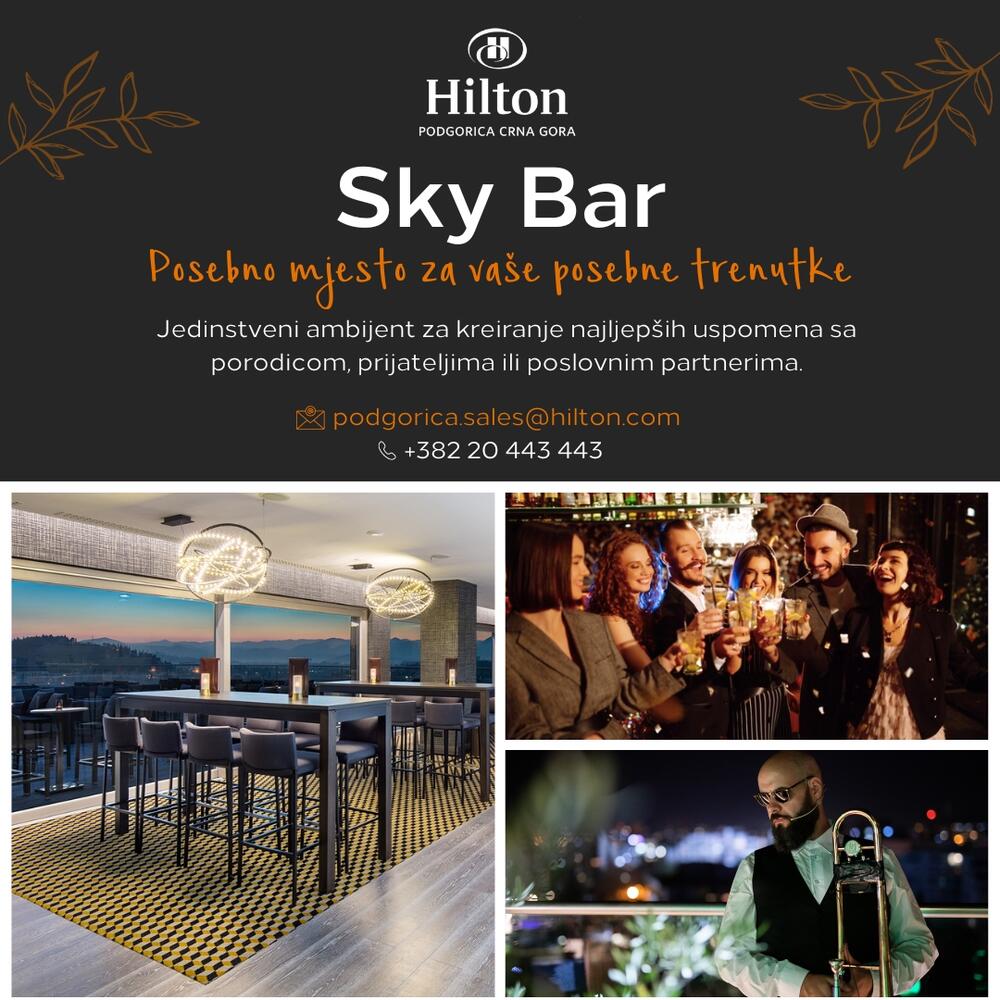 Sky Bar Hilton Podgorica