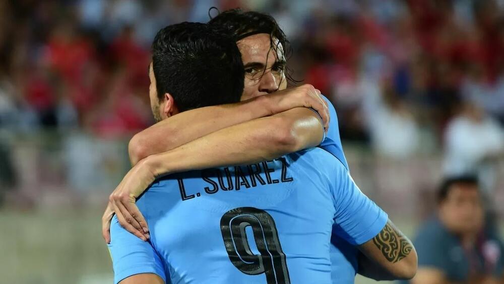 Luis Suares, Edinson Kavani