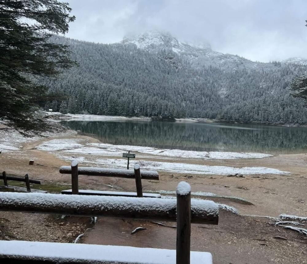 Black Lake in winter time