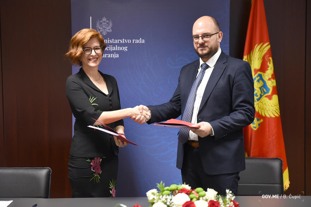 Gašparikova i Adrović, Foto: Ministarstvo rada i socijalnog staranja