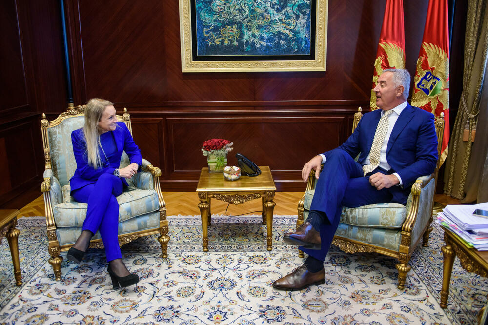 Đukanović i Marsela, Foto: Služba za informisanje Predsjednika Crne Gore