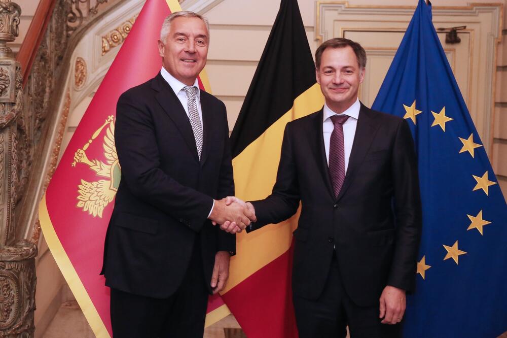 Đukanović i De Kro, Foto: Služba za informisanje Predsjednika Crne Gore