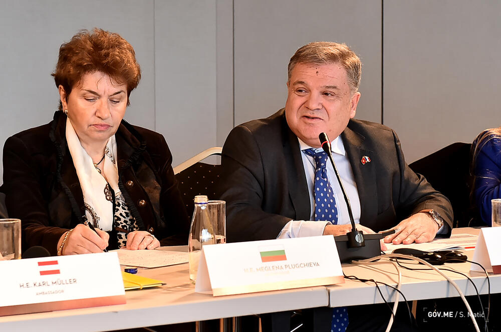 <p>Kako su rekli iz policije, cilj tog događaja, koji je održan uz podršku partnera iz ICITAP-a, je da se zajedničkim djelovanjem ostvari veći stepen koordinacije donatorske podrške i da se definišu prioriteti materijalno tehničkog opremanja i stručnog usavršavanja<br /> </p>