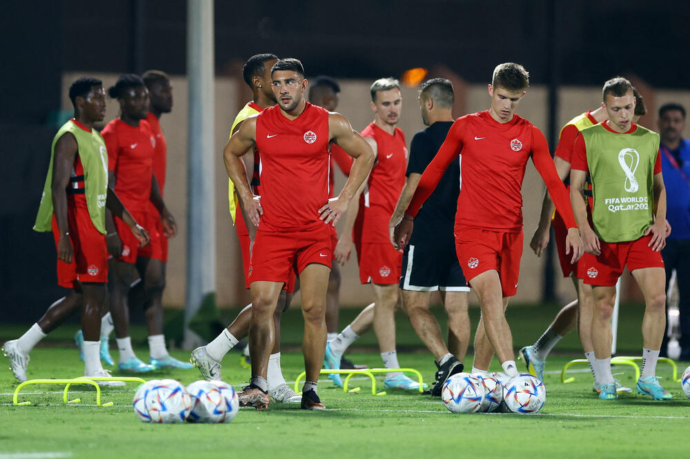 Kanađani na treningu, Foto: Reuters