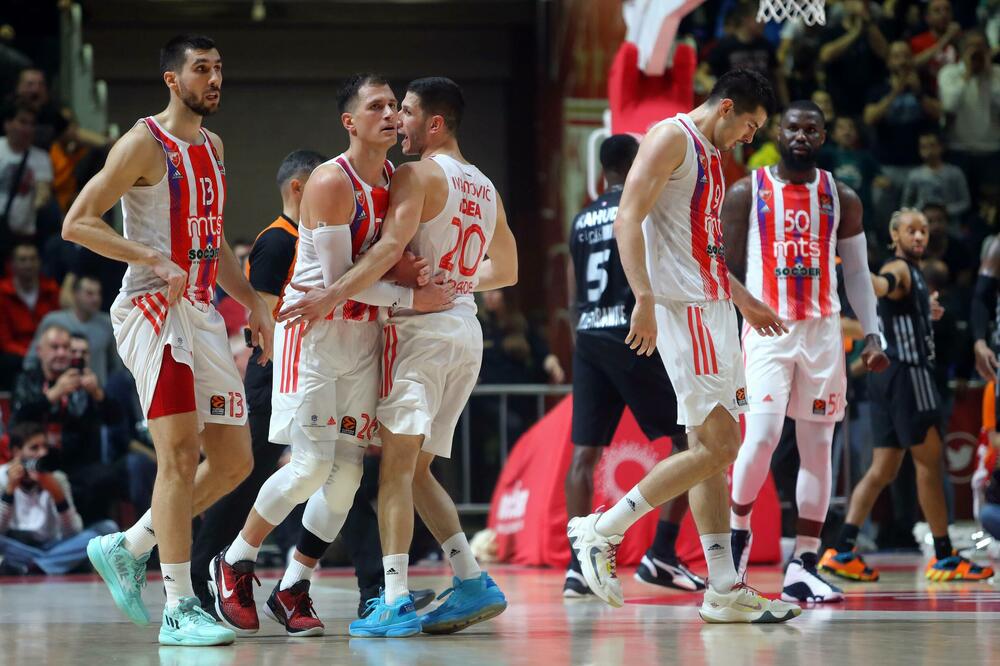Košarkaši Crvene zvezde, Foto: BETAPHOTO/BRANISLAV BOZIC