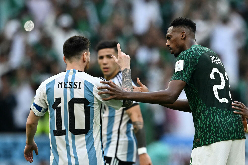 Mesi na meču sa Saudijskom Arabijom, Foto: Reuters