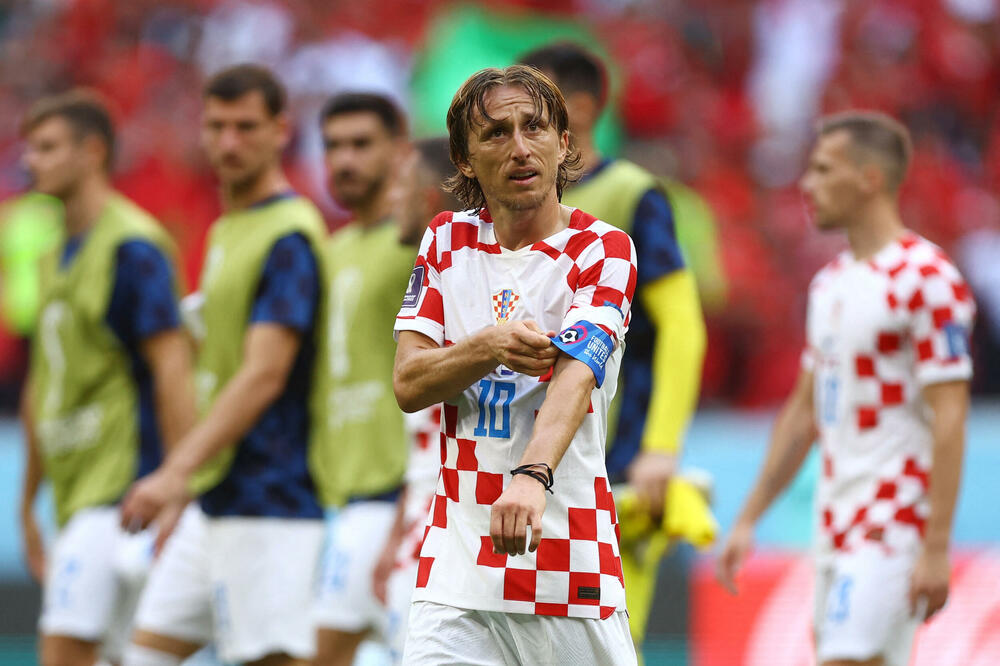 Luka Modrić nakon meča sa Marokom, Foto: Reuters