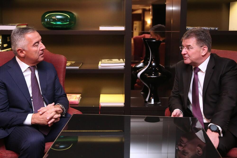 Đukanović i Lajčak, Foto: twitter.com/predsjednik_cg