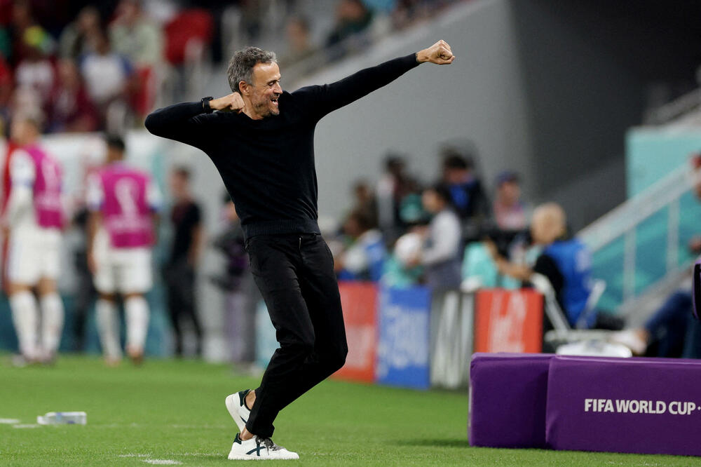 Enrikeu je bilo žao što je sudija svirao kraj, Foto: REUTERS