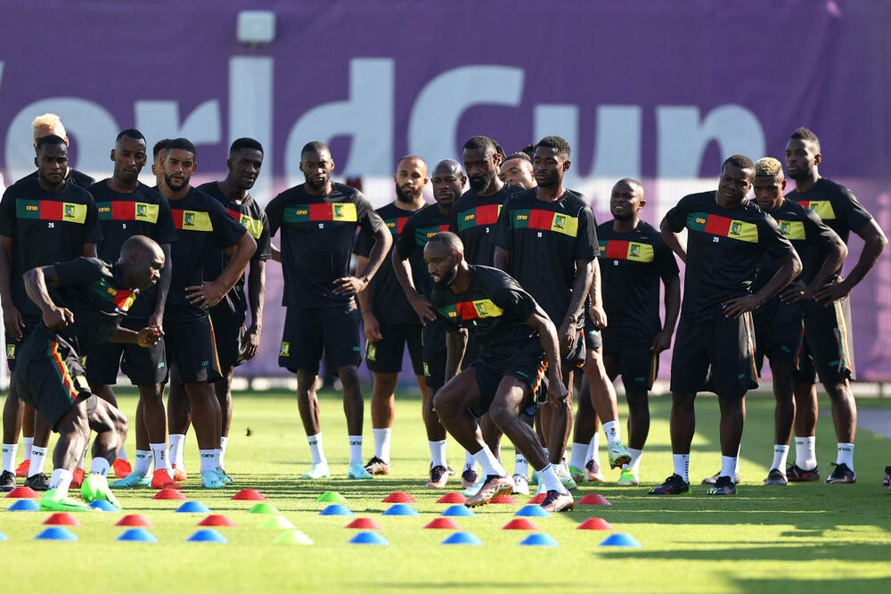 Kamerunci na treningu, Foto: Reuters