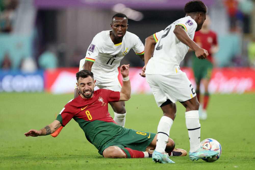 Napadač Zvezde Bukari je u finišu pravio probleme Portugalu, Foto: REUTERS