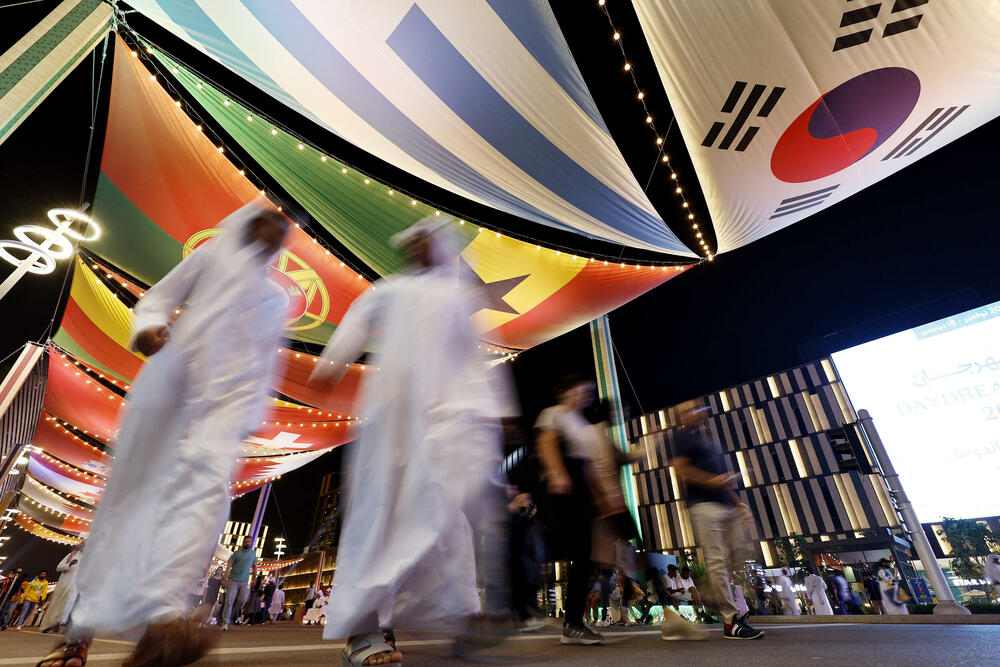 <p>Navijačka žurka i na stadionima i u u fan-zonama u Kataru</p>