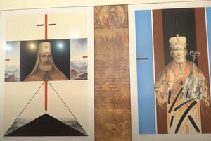 Otvorena izložba radova "Svetac i kralj" u Baru