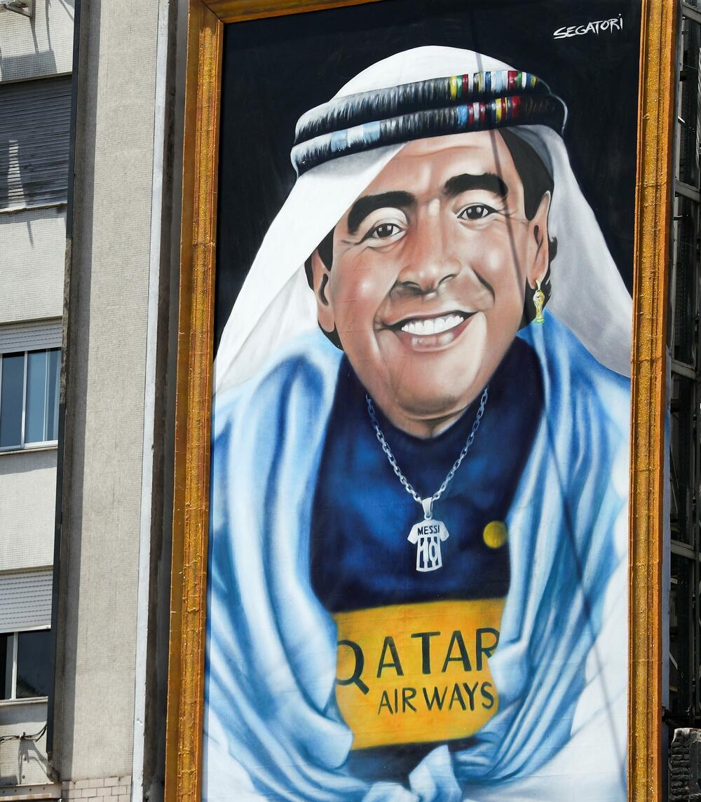Maradonin mural