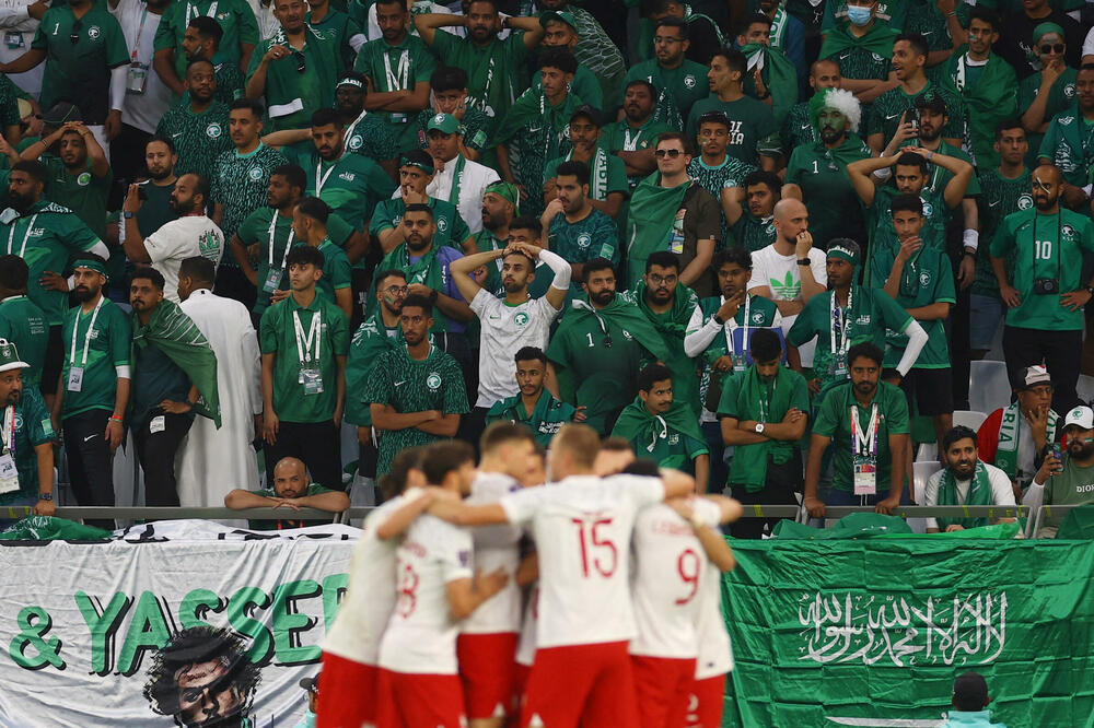 Slavlje fudbalera Poljske, Foto: Reuters