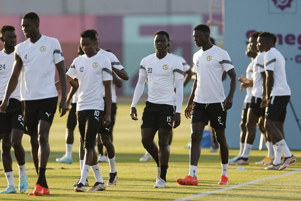Senegalci na treningu, Foto: Reuters