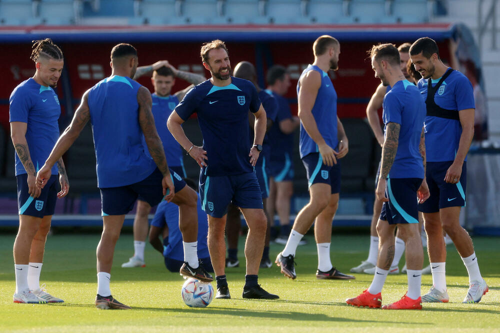 Sautgejt na treningu Engleza, Foto: Reuters